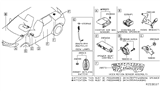Diagram for Nissan Pathfinder Car Key - 285E3-9UF5B