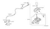 Diagram for Nissan Automatic Transmission Shifter - 34901-JA00A