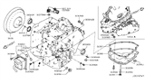 Diagram for Nissan Transmission Pan - 31390-X425A