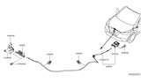 Diagram for Nissan Kicks Hood Latch - 65601-5RB0A