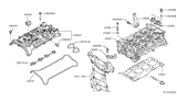 Diagram for Nissan Versa Cylinder Head Bolts - 11056-ED000