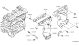 Diagram for 2020 Nissan Kicks Catalytic Converter - 140E2-5RM0A