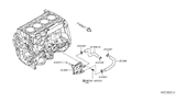 Diagram for Nissan Kicks Engine Oil Cooler - 21305-5RB0A