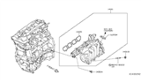 Diagram for 2021 Nissan Versa Intake Manifold Gasket - 16175-5RB0A