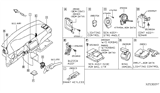 Diagram for Nissan Versa Steering Angle Sensor - 47945-5RF0A