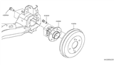 Diagram for Nissan Kicks Wheel Hub - 43202-5RB1A