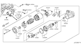 Diagram for Nissan GT-R Starter Drive - 23360-JF00B
