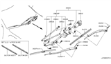 Diagram for Nissan GT-R Windshield Wiper - 28890-JF31A
