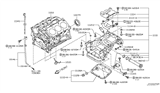 Diagram for Nissan GT-R Drain Plug Washer - 11026-JF10A