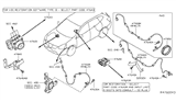 Diagram for Nissan Rogue Sport Speed Sensor - 47910-4CB0A