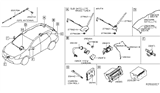 Diagram for Nissan Antenna Mast - 28215-5HA0A