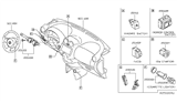 Diagram for Nissan Versa Note Cruise Control Switch - 25550-3VA4A