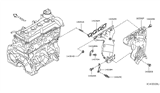Diagram for Nissan Versa Exhaust Manifold Gasket - 14036-1KT0A