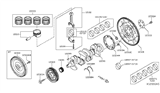 Diagram for Nissan Kicks Rod Bearing - 12150-5H71B