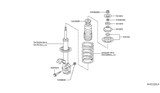 Diagram for Nissan Coil Spring Insulator - 54320-5RB0B