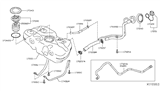 Diagram for Nissan Fuel Filler Neck - 17228-3AN0A