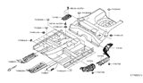 Diagram for Nissan Versa Exhaust Heat Shield - 74772-3BA0A