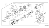 Diagram for Nissan Versa Note Starter Drive - 23312-ED001