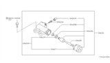 Diagram for Nissan Axxess Clutch Slave Repair Kit - 30622-16E25