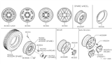 Diagram for Nissan 720 Pickup Wheel Cover - 40343-01W20