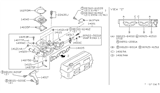 Diagram for 1996 Nissan Quest Intake Manifold Gasket - 14035-0B000