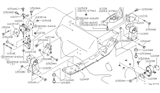 Diagram for Nissan Maxima Engine Mount Torque Strut - 11248-40U01