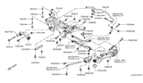 Diagram for Nissan Trailing Arm - 55111-JG01E