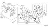 Diagram for Nissan Rogue Sport Brake Pad Set - D1060-4BA0A