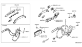 Diagram for Nissan Rogue Sport Door Latch Assembly - 80500-6MA0A