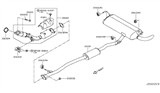 Diagram for Nissan Rogue Sport Catalytic Converter - 200A0-6MA0B