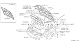 Diagram for Nissan Rogue Body Mount Hole Plug - 60895-50M01