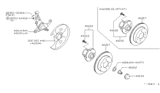 Diagram for Nissan Wheel Bearing Dust Cap - 40234-65F00