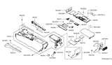 Diagram for Nissan Center Console Base - 96931-6CA0A