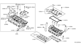 Diagram for Nissan NV Valve Cover Gasket - 13270-5TA0A