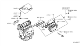 Diagram for 2022 Nissan Altima Intake Manifold Gasket - 14035-6CA0A