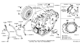 Diagram for Nissan Altima Transmission Assembly - 31020-3WX5B