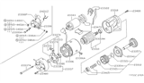 Diagram for Nissan Maxima Starter Drive Gear - 23357-43L09