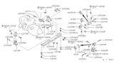 Diagram for Nissan Maxima Engine Mount Torque Strut - 11270-85E10