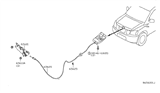 Diagram for Nissan Xterra Hood Latch - 65601-EA500