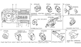 Diagram for Nissan Pathfinder Cruise Control Switch - 25551-EA08A
