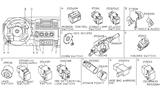 Diagram for Nissan Dimmer Switch - 25560-9BH3A