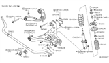 Diagram for Nissan Frontier Control Arm - 54525-EA00A