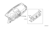 Diagram for Nissan Frontier Blower Control Switches - 27510-EA010