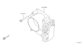 Diagram for Nissan Pathfinder Throttle Body - 16119-7S001