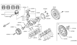 Diagram for Nissan Rogue Crankshaft Pulley - 13021-4JM0A