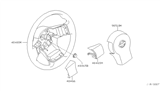 Diagram for 2009 Nissan Xterra Steering Wheel - 48430-ZS12A
