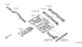 Diagram for 2020 Nissan Frontier Floor Pan - G4312-ZS2MA