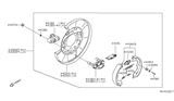 Diagram for Nissan Xterra Brake Backing Plate - 44030-EA070