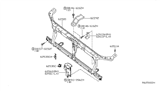 Diagram for Nissan Frontier Radiator Support - F2500-ZL8MA