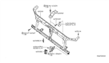 Diagram for Nissan Frontier Radiator Support - 62500-EA030
